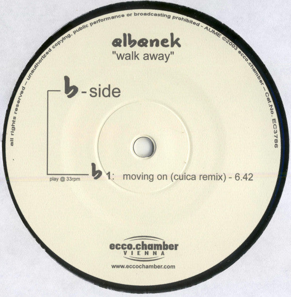 Albanek : Movin' On (12")