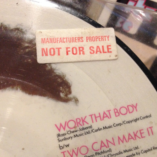 Diana Ross : Work That Body (7", Single, Pic)