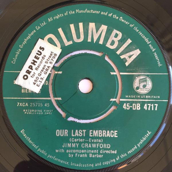 Jimmy Crawford (5) : I Love How You Love Me (7")