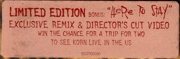 Korn : Untouchables (CD, Album, Ltd)