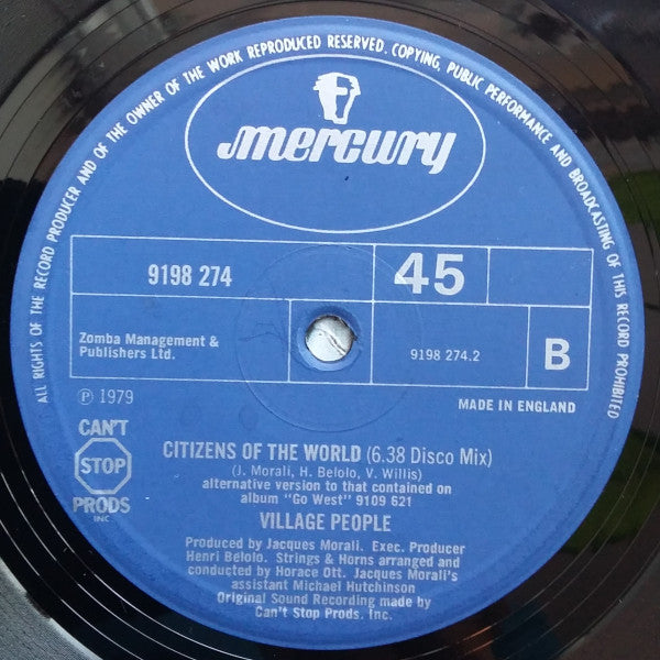 Village People : Go West (12", Single)