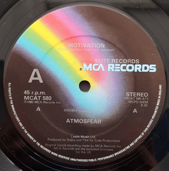 Atmosfear : Motivation / Extract (12", Bla)
