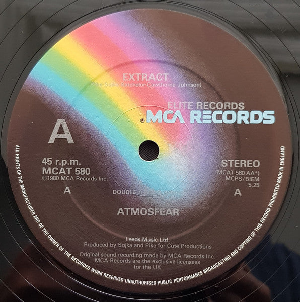 Atmosfear : Motivation / Extract (12", Bla)