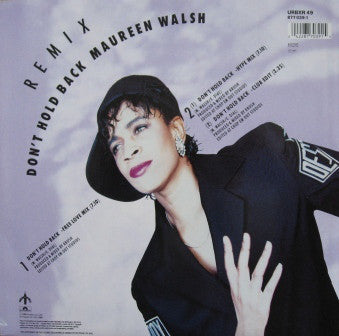 Maureen Walsh : Don't Hold Back (Remix) (12")