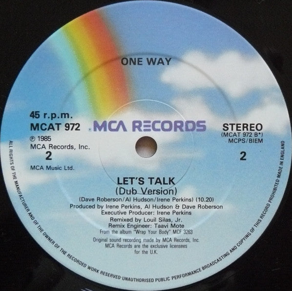 One Way : Let's Talk (Parts 1 & 2) (12")