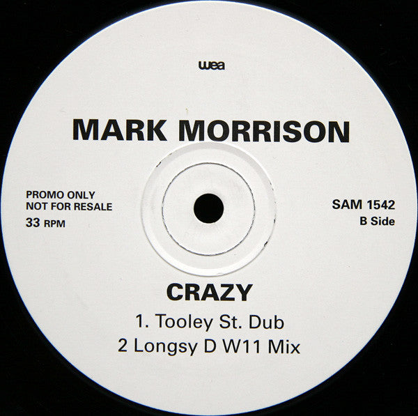 Mark Morrison : Crazy (Tin Tin Out Mixes) (12", Promo)