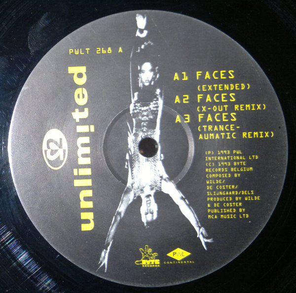 2 Unlimited : Faces (12", Pos)