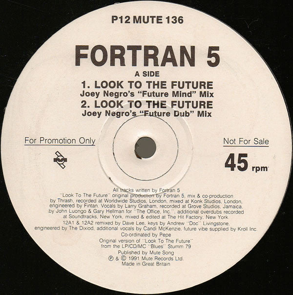 Fortran 5 : Look To The Future (12", Promo)