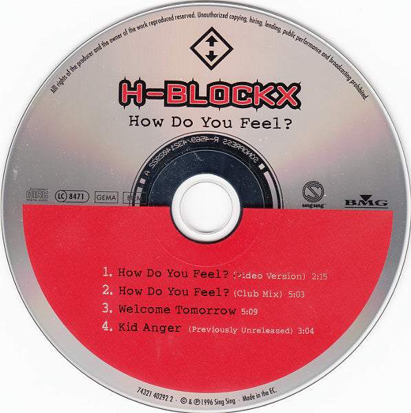 H-Blockx : How Do You Feel? (CD, Maxi)