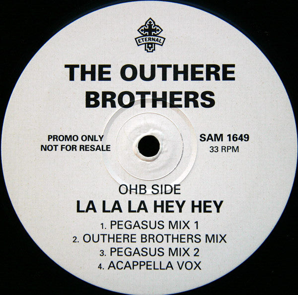 The Outhere Brothers : La La La Hey Hey (12", Promo)