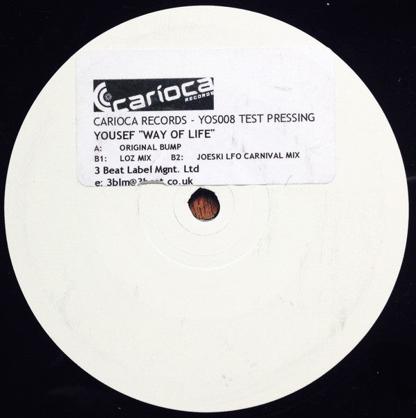 Yousef : Way Of Life (12", W/Lbl, Sti)