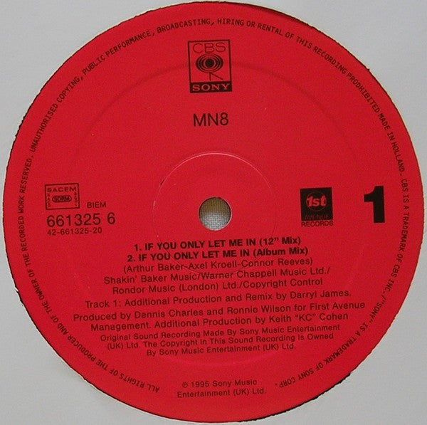 MN8 : If You Only Let Me In (12")