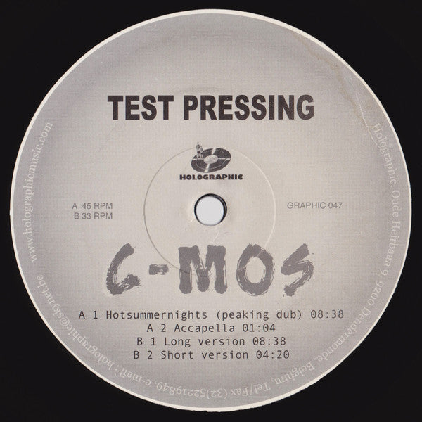 C-Mos : Hot Summer Nights (12", TP)