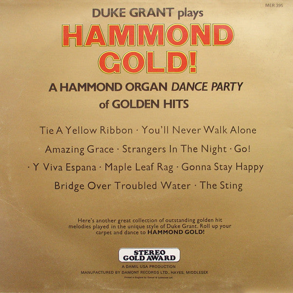 Duke Grant : Hammond Gold! (LP, Yel)