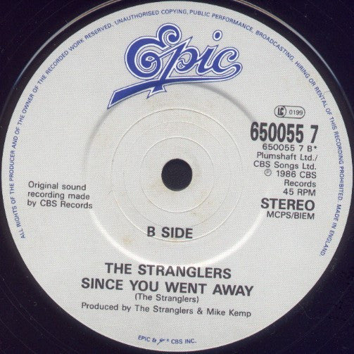 The Stranglers : Nice In Nice (7", Single)