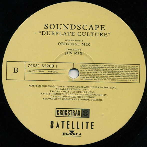 Soundscape (6) : Dubplate Culture (12", TP)