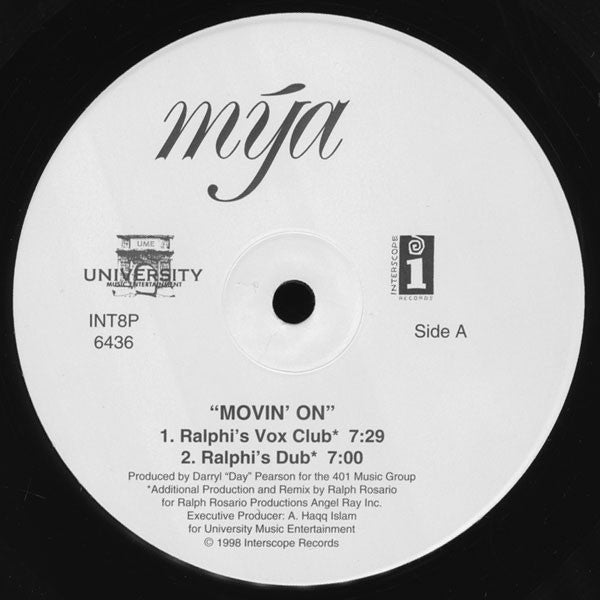Mya : Movin' On (12")