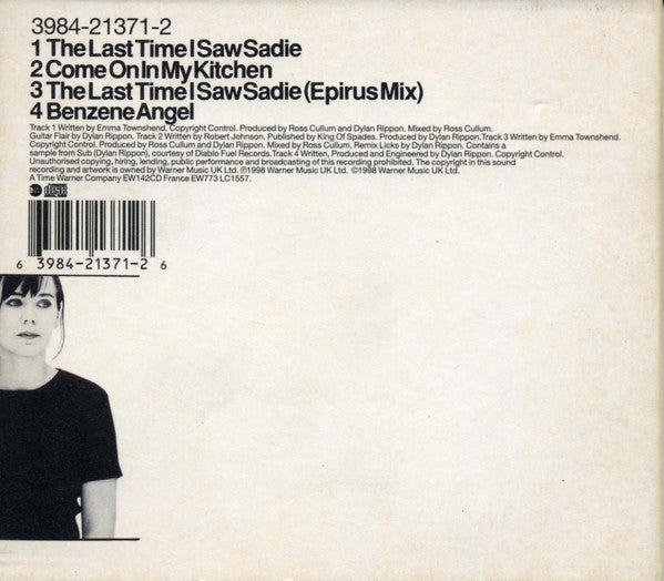 Emma Townshend : The Last Time I Saw Sadie (CD, Maxi)
