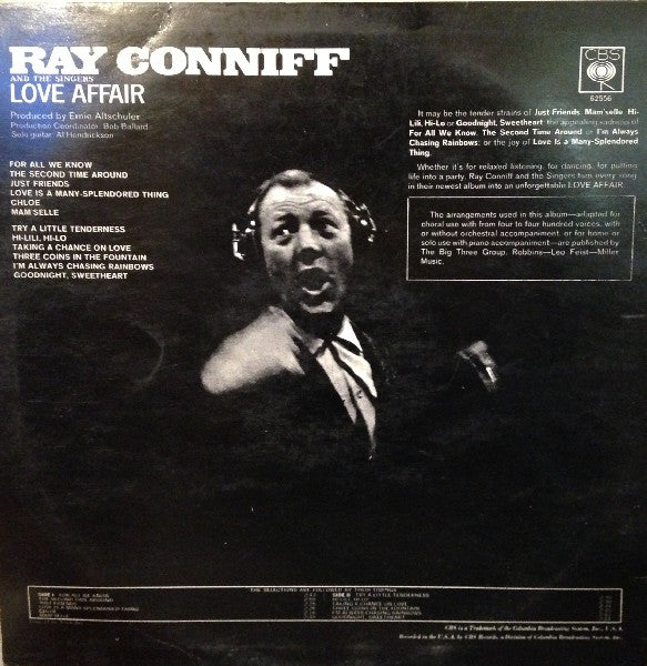 Ray Conniff And The Singers : Love Affair (LP, Album)