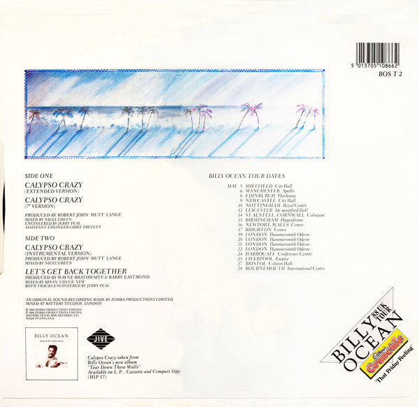 Billy Ocean : Calypso Crazy (12")