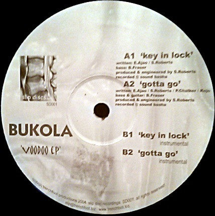 Bukola : Voodoo EP (12", EP)