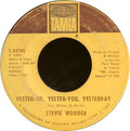 Stevie Wonder : Yester-Me, Yester-You, Yesterday (7", Single, ARP)