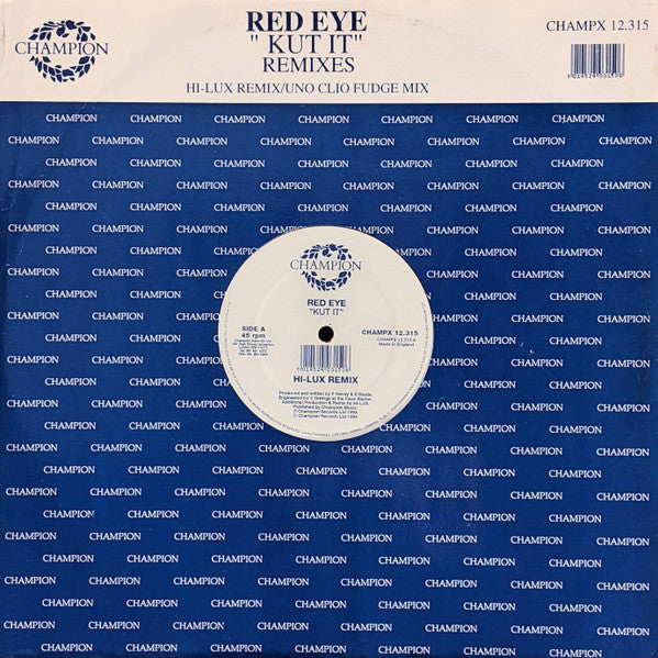 Red Eye (2) : Kut It (Remixes) (12", Single)