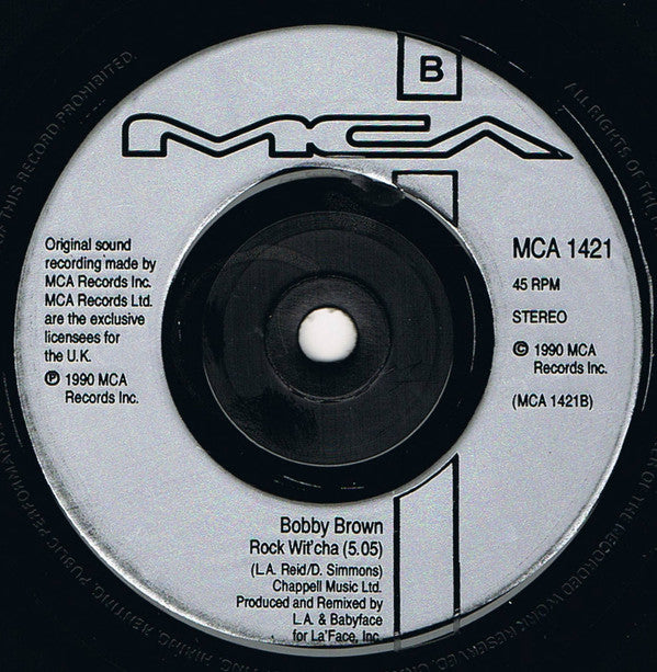 Bobby Brown : The Free Style Mega-Mix (7", Single)