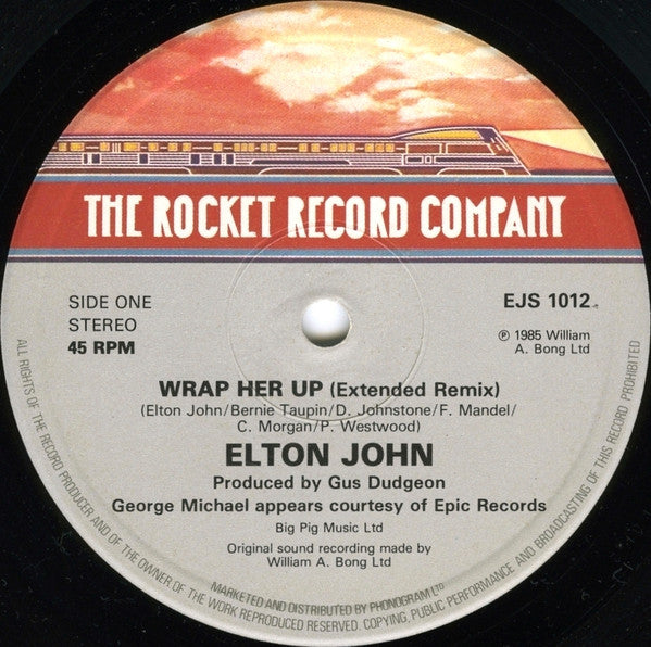 Elton John : Wrap Her Up (12", Single)