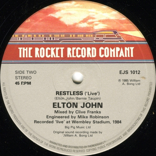 Elton John : Wrap Her Up (12", Single)