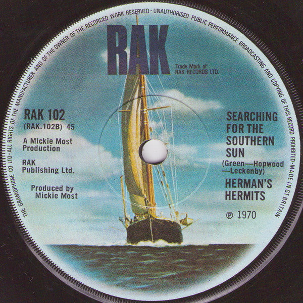 Herman's Hermits : Bet Yer Life I Do (7", Single, Sol)