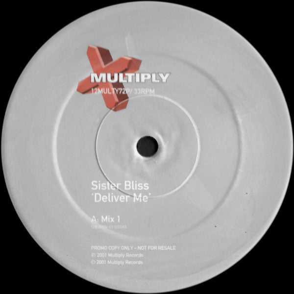 Sister Bliss : Deliver Me (12", Promo)