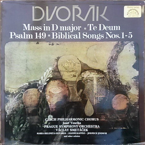 Antonín Dvořák, Czech Philharmonic Chorus, Josef Veselka, The Prague Symphony Orchestra, Václav Smetáček : Mass In D Major / Te Deum / Psalm 149 / Biblical Songs Nos. 1.5 (2xLP, RP)
