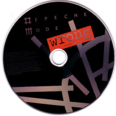 Depeche Mode : Wrong (CD, Single, Promo)