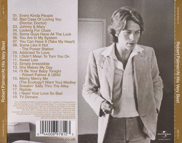 Robert Palmer : At His Very Best (CD, Comp)