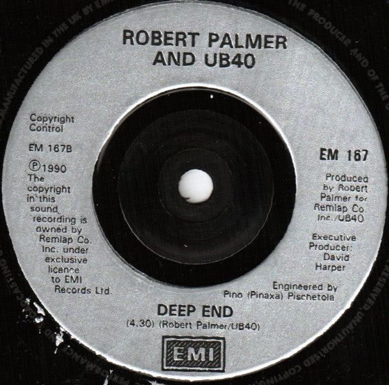 Robert Palmer And UB40 : I'll Be Your Baby Tonight (7", Single, Inj)