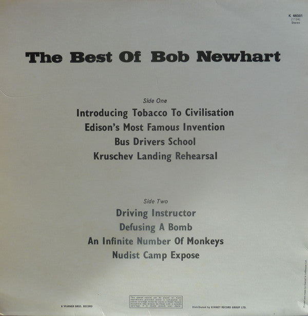 Bob Newhart : The Best Of Bob Newhart (LP, Comp)