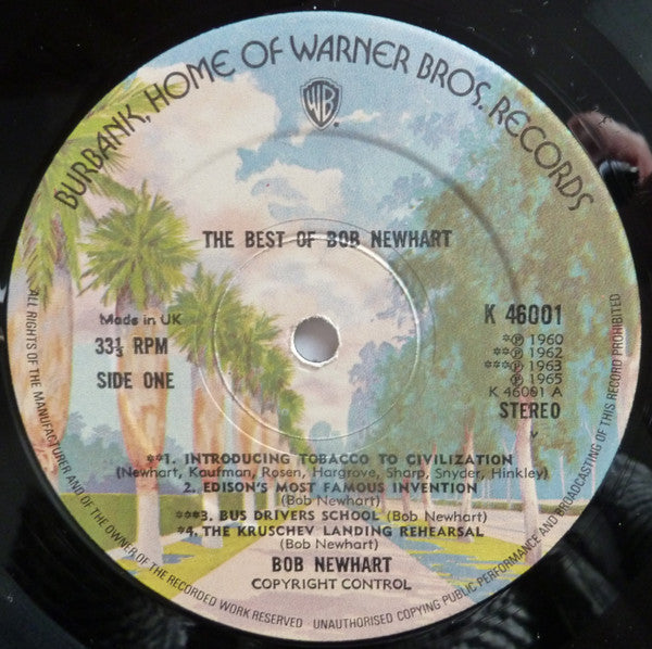 Bob Newhart : The Best Of Bob Newhart (LP, Comp)
