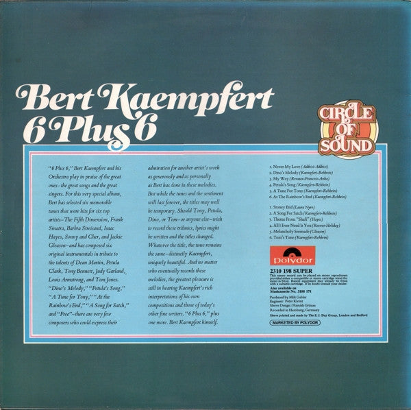 Bert Kaempfert : 6 Plus 6 (LP, Album)