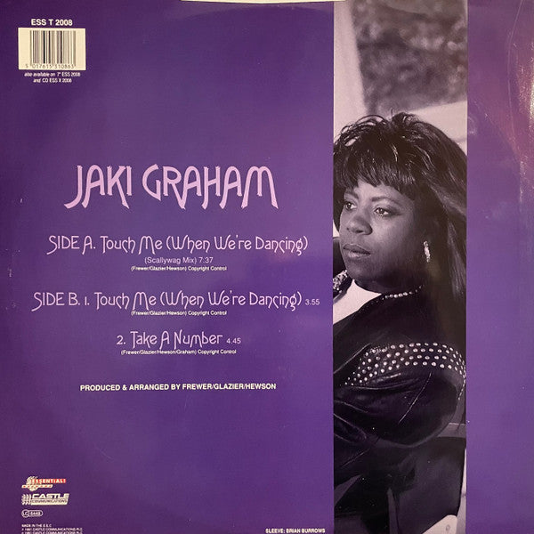 Jaki Graham : Touch Me (When We're Dancing) (12", Single)