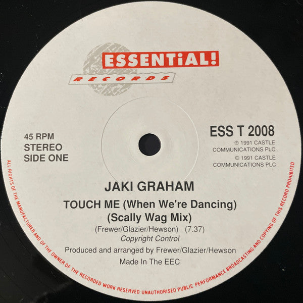 Jaki Graham : Touch Me (When We're Dancing) (12", Single)