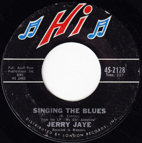 Jerry Jaye : Let The Four Winds Blow / Singing The Blues (7", Single, Styrene, Ter)
