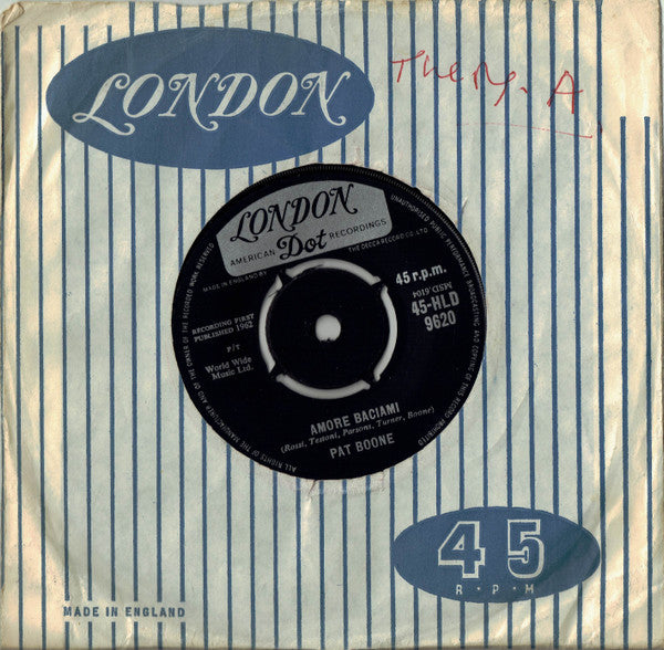 Pat Boone : The Main Attraction (7", Single, RP)