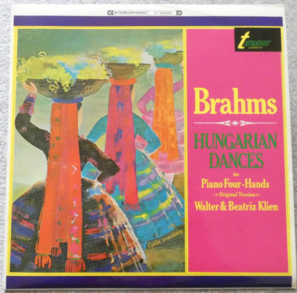 Beatriz Klien, Walter Klien : Brahms Hungarian Dances For Piano Four-hands (LP)
