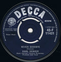 Karl Denver : Never Goodbye (7")