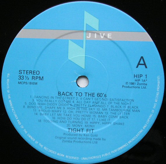 Tight Fit : Back To The 60's (LP, Mixed)