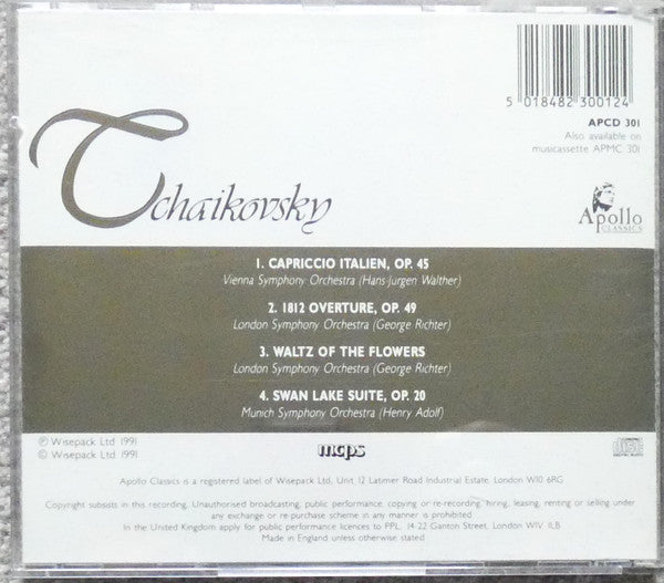 Pyotr Ilyich Tchaikovsky : Tchaikovsky (CD, Comp)