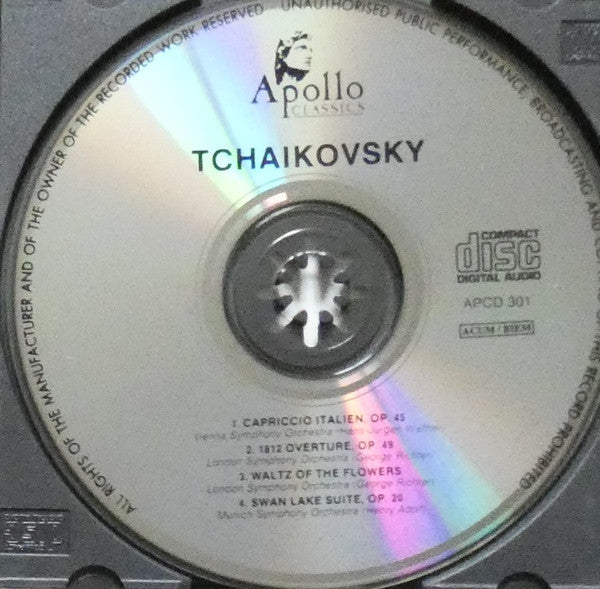 Pyotr Ilyich Tchaikovsky : Tchaikovsky (CD, Comp)