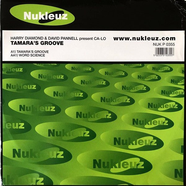 Harry Diamond & David Pannell Present Ca-Lo : Tamara's Groove / Word Science (12")