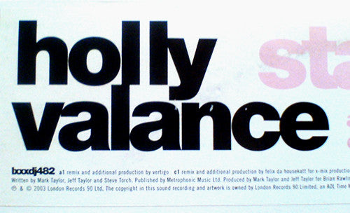 Holly Valance : State Of Mind (2x12", Promo)